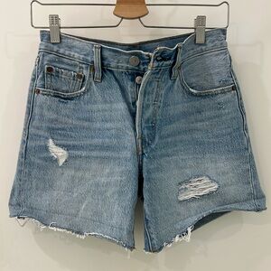 Levi’s 501 Mid-Thigh Denim Shorts